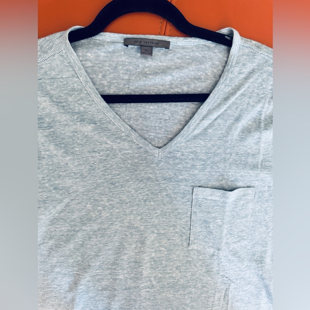 John Varvatos Luxery Linen Collection  Steel Blue